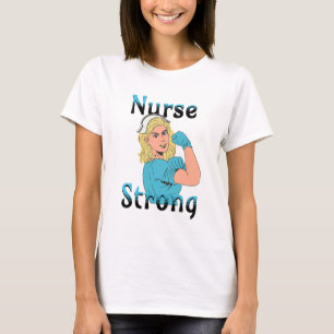 Nurse Strong   Vintag Retro Vibes T-Shirt
