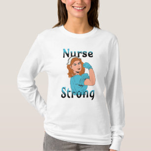 Nurse Strong   Vintag Retro Vibes T-Shirt