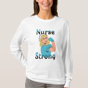 Nurse Strong   Vintag Retro Vibes T-Shirt