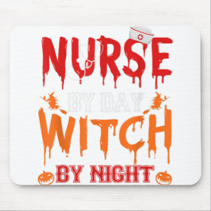 Nurse Sugar Skull Stethoscope Medical Halloween Co Mousepad