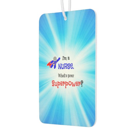 Nurse Superhero Autolufterfrischer (Links)
