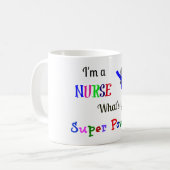 Nurse Superhero Kaffeetasse (Vorderseite Links)