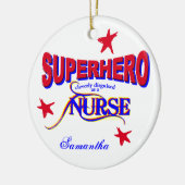 Nurse Superhero Ornament (Links)
