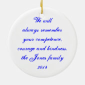 Nurse Superhero Ornament (Hinten)