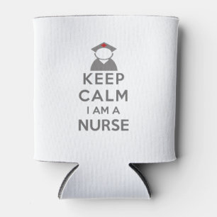 Nurse Symbol Behalten Calm I bin ein Krankenschwes Dosenkühler