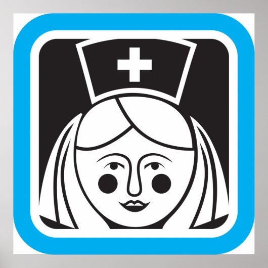 Nurse-Symbol Poster (Vorne)