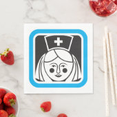 Nurse-Symbol Serviette (Beispiel)