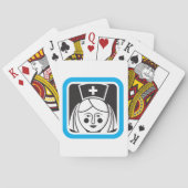 Nurse-Symbol Spielkarten (Rückseite)