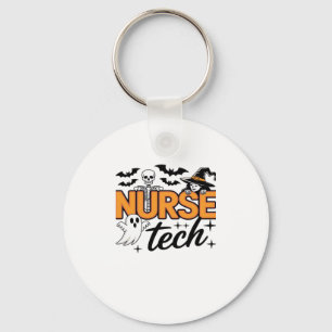 Nurse Tech - Halloween - mit Skelett, Hexe und Schlüsselanhänger