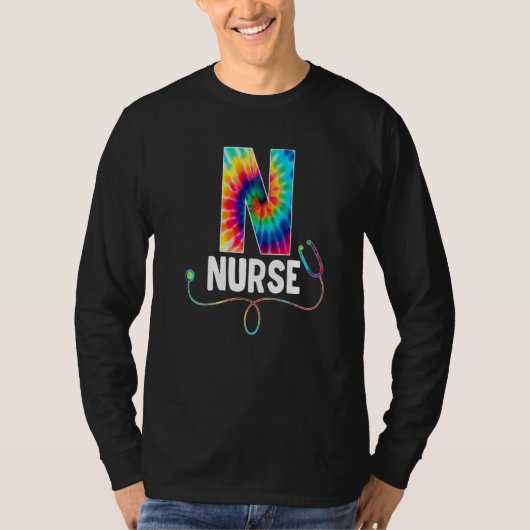 Nurse Tie Dye Stethoscope Nurse Week For Nurse 202 T-Shirt (Vorderseite)