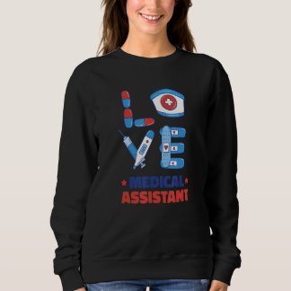 Nurse Tool Lifesavers Nursing Love Life Heart Vint Sweatshirt