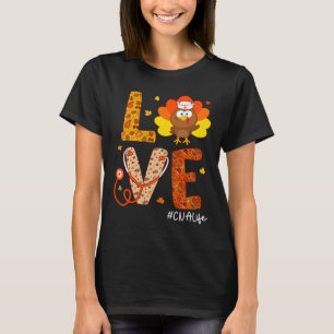 Nurse Türkei Erntedank Day Liebe Krankenversicheru T-Shirt