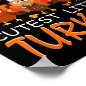 Nurse Türkei Erntedank fällt Arbeit und Lieferung Poster (Ecke)