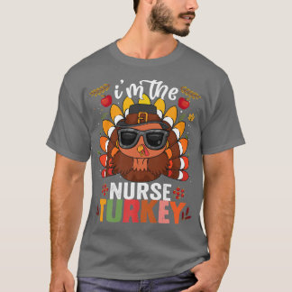Nurse Turkey Family Matching Group Erntedank Da T-Shirt
