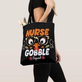 Nurse Turkey Gobble Squad Erntedank nähren Tasche