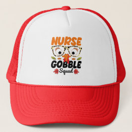 Nurse Turkey Gobble Squad nähren Lover Funny Mama Truckerkappe