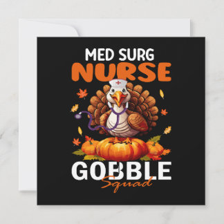 Nurse Turkey Matching MED SURG Gobble Squad