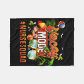 Nurse Vacation Group Nursesquad Fleecedecke (Vorderseite (Horizontal))