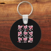 Nurse Valentine Candy Heart Er Icu Nicu Rn Nurses Schlüsselanhänger (Vorderseite)