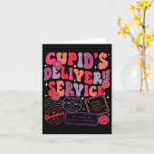 Nurse Valentine Cupid's Delivery Service Labour un Karte (Gelbe Blume)