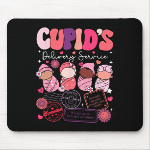 Nurse Valentine Cupid's Delivery Service Labour un Mousepad