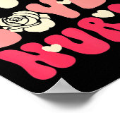 Nurse Valentine One Loved Nurse Happy Valentines D Poster (Ecke)