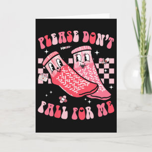 Nurse Valentine Rutschfeste Socken Bitte Fallen Si Karte