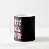 Nurse Valentines Day Coquette Bow Valentine Nurse  Kaffeetasse (Vorderseite Links)