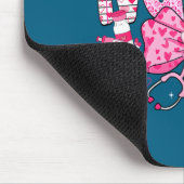 Nurse Valentine's Day Heart Stethoscope Er Icu Nic Mousepad (Ecke)