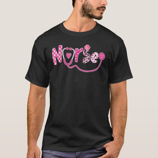 Nurse Valentines Day Valentine ER ICU NICU RN Nurs T-Shirt (Vorderseite)