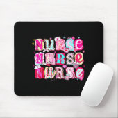 Nurse Valentines Stethoscope Valentine Nursing Gir Mousepad (Mit Mouse)