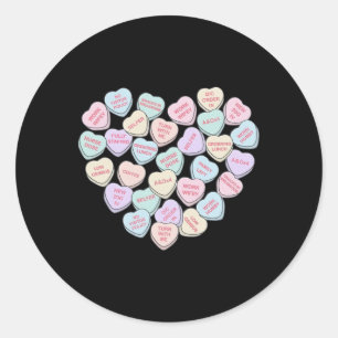 Nurse Valentinstag Bett Med Chir Rn Bunt Runder Aufkleber