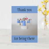 Nurse Vielen Dank Karte (Gelbe Blume)