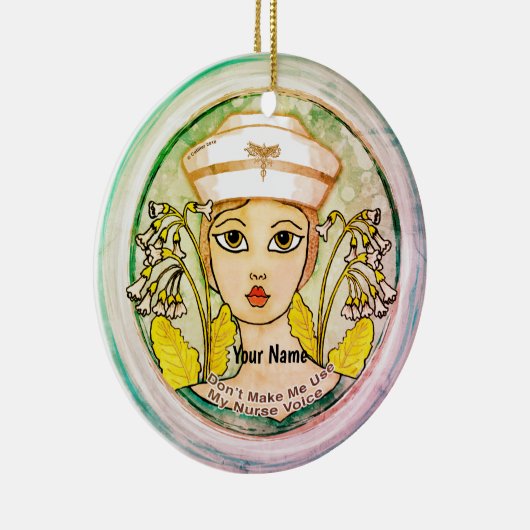 Nurse voice keramik ornament (Rechts)