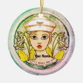 Nurse voice keramik ornament (Vorne)