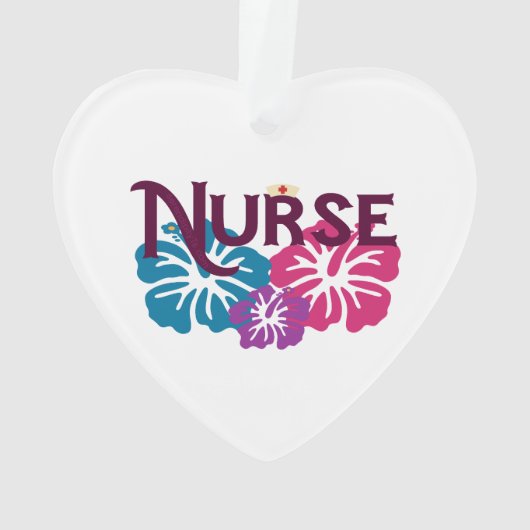 Nurse w-Hibiskus Ornament (Rückseite)