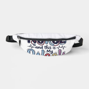 Nurse Week Vintage-Typografie-Shirt-Design_1 Bauchtasche