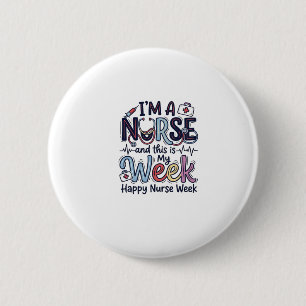 Nurse Week Vintage-Typografie-Shirt-Design_1 Button