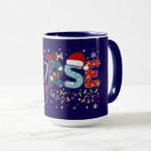 NURSE Weihnachtsdesign Tasse (VorderseiteRechts)