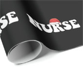 Nurse Weihnachtsmannmütze Weihnachtsnachtsnahrung Geschenkpapier (Rolleneckpunkt)