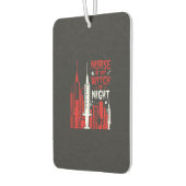 Nurse Witch Halloween Skyline Design_1 Autolufterfrischer (Links)
