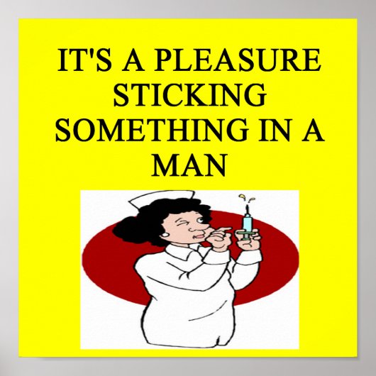 NURSE Witz Poster (Vorne)