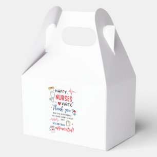 Nurse-Woche Schild Druckbar Anerkennung Nurse Dank Geschenkschachtel