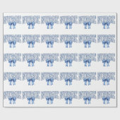 Nurse Wrapping Paper Geschenkpapier (Flach)