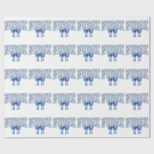 Nurse Wrapping Paper Geschenkpapier (Flach)