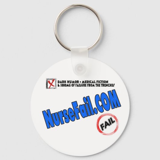 NurseFail.com Schlüsselkette Schlüsselanhänger (Vorderseite)