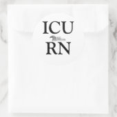 Nurseguardianlogo, ICURN Runder Aufkleber (Tasche)