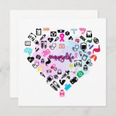 #nurselife, stillender Spaß, Krankenschwester, Kra Dankeskarte (Vorne/Hinten)