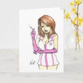 NurseLisa Karte (Gelbe Blume)