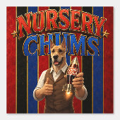 Nursery-Chums-Cola-Wallpaper/Mr. Chums Cola. Tapete (Vorderseite)